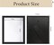 8x10 Shadow Box Frame - 3 Pack Wood Deep Shadowboxes Display Cases Suitable for Photos, Dried Flowers, Handicrafts Picture Frames for Wall (Black)